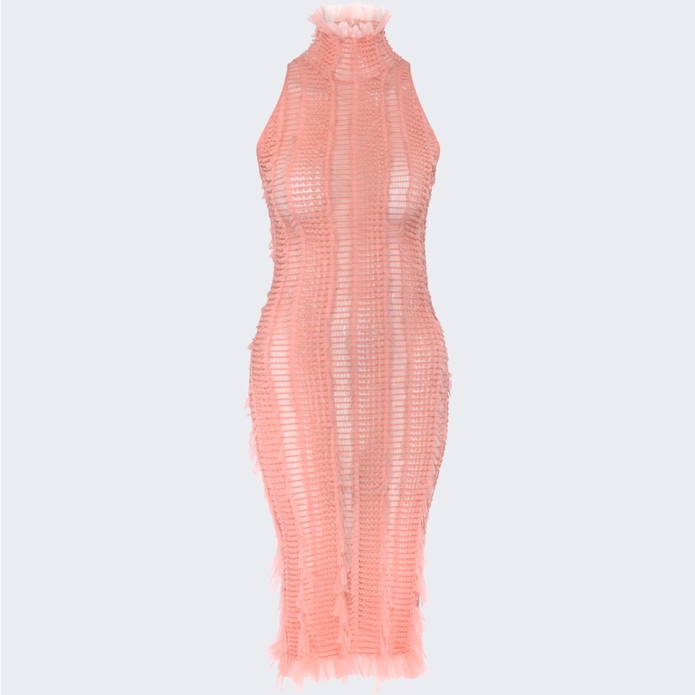Roberta Einer Pink Midi Dress